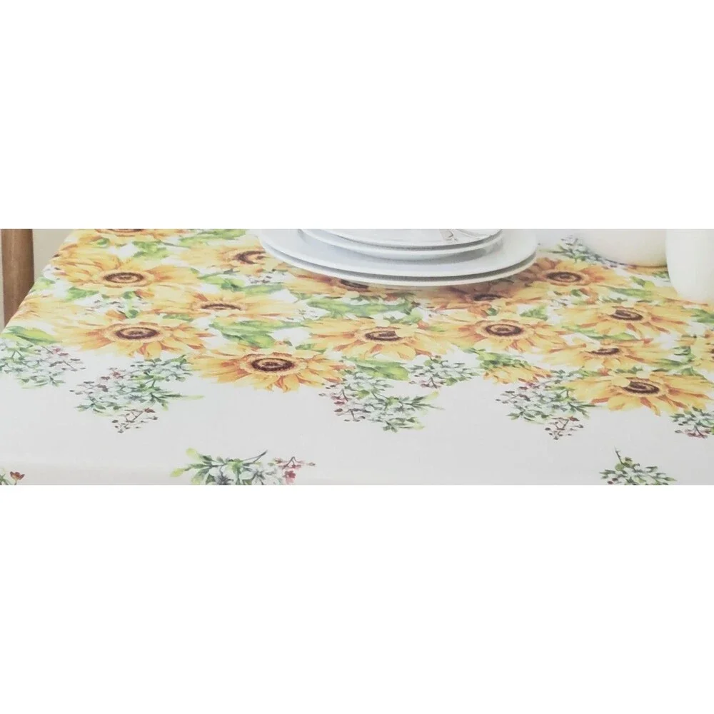 Printed Fabric Tablecloth, 60